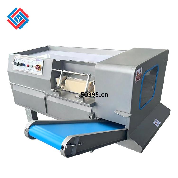 自(zi)動(dong)牛(niu)肉(rou)切(qie)丁(ding)機JY-550（輸(shu)送帶款(kuan)）